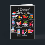 12 Drugs Of Christmas Pharmacist Technician Pharma Card<br><div class="desc">12 Drugs Of Christmas Pharmacist Technician Pharmacy Squad</div>