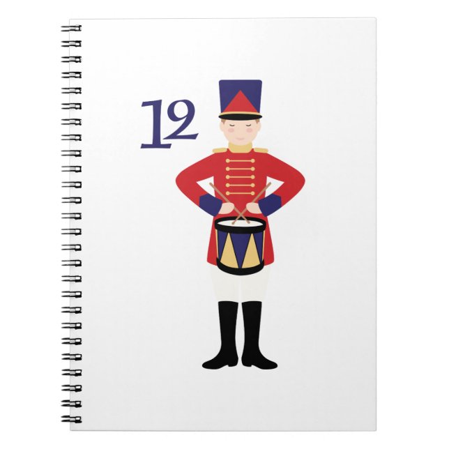 12 Drummers Notebook (Front)