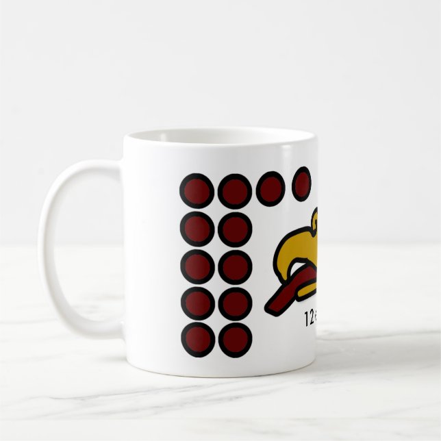 12 eagle Aztec Day Sign Mug (Left)
