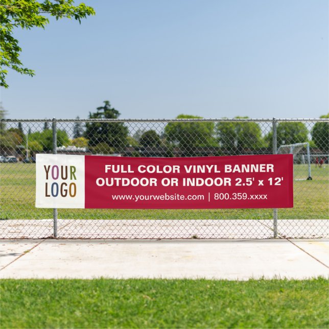 12' Extra Large Vinyl Banner Outdoor or Indoor (Insitu)