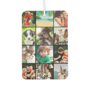12 Family Photo Collage Script Name Air Freshener