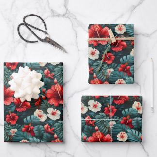 #12 Floral Pattern Wrapping Paper Sheet