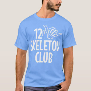 12 Ft Skeleton Club Giant Skelly Halloween Inferno T-Shirt