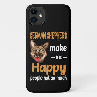 12 German Shepherd Make Me Happy People Not So Muc iPhone 11 Case