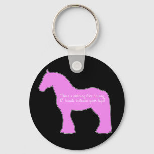 12 Hands Draught Horse Keychain