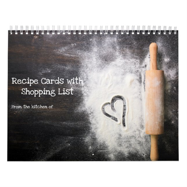12 Mois 2026 Calendrier des cartes de recettes et  (Protection)