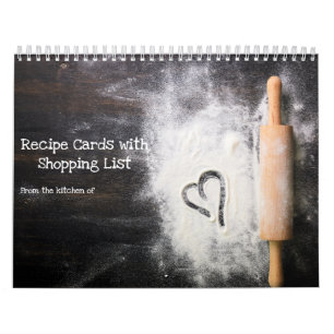 12 Mois 2026 Calendrier des cartes de recettes et 