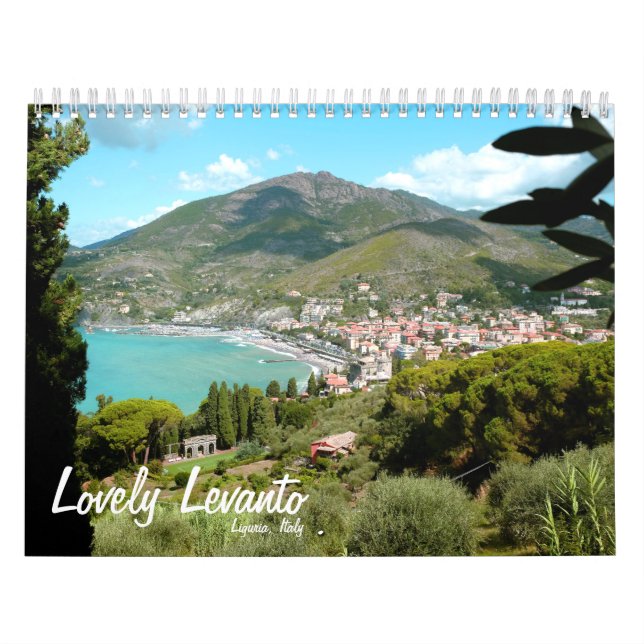 12 mois beau Levanto, calendrier de l'Italie (Protection)
