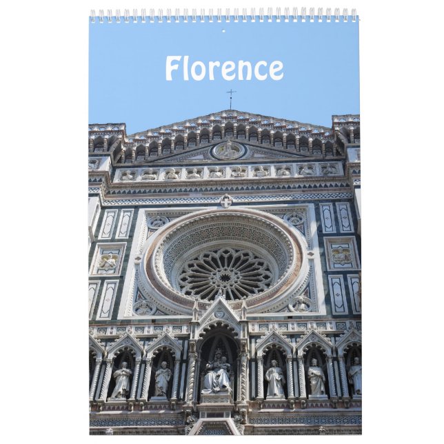 12 mois Florence, Italie Calendrier photo (Protection)