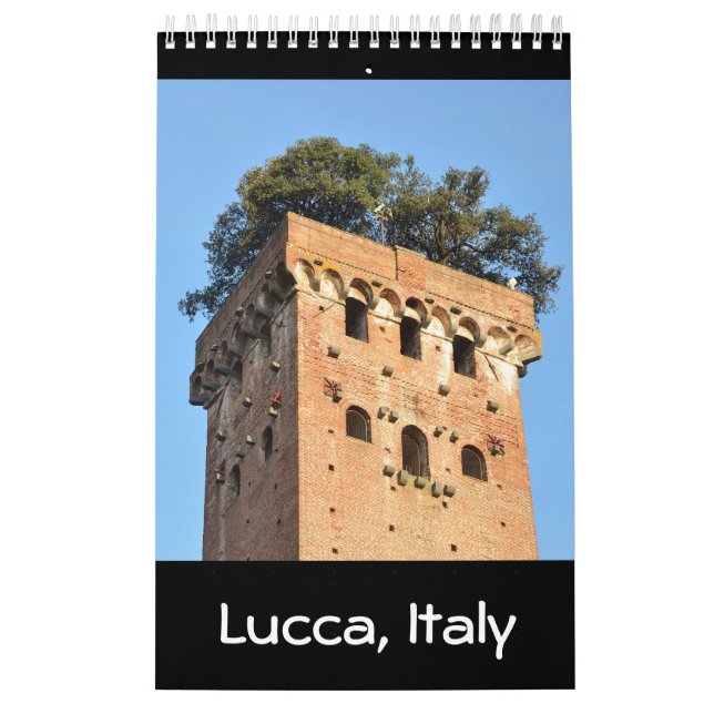 12 mois Lucca, Italie Calendrier photo (Protection)