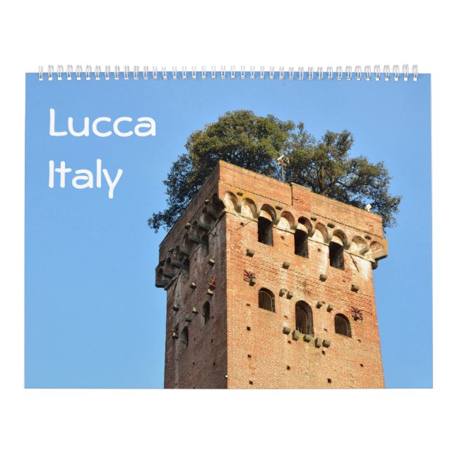 12 mois Lucca, Italie Calendrier photo (Protection)