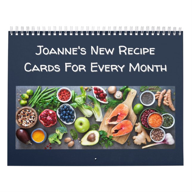 12 Month 2026 Calendar of Recipe Cards (Cover)
