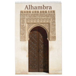 12 month Alhambra & Generalife Wall Calendar