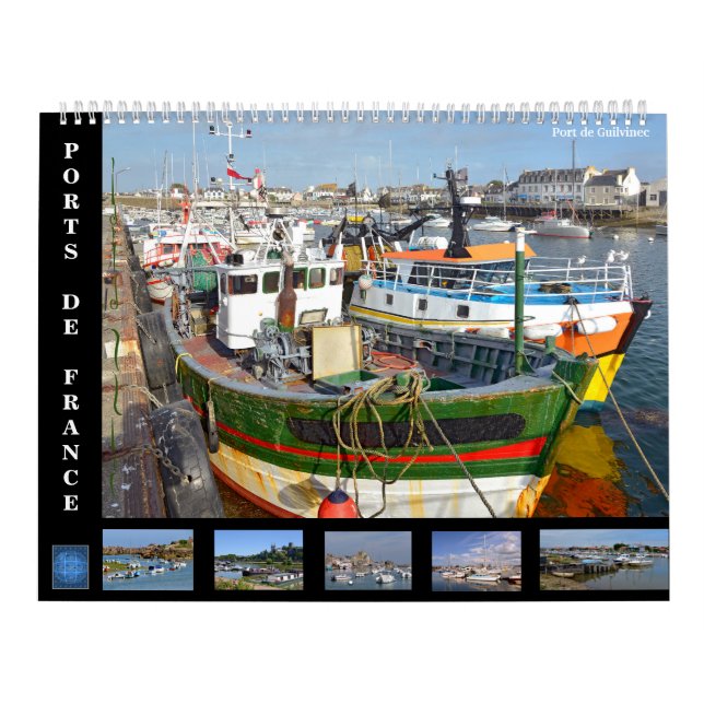 12 month calendar of french ports (Cover)