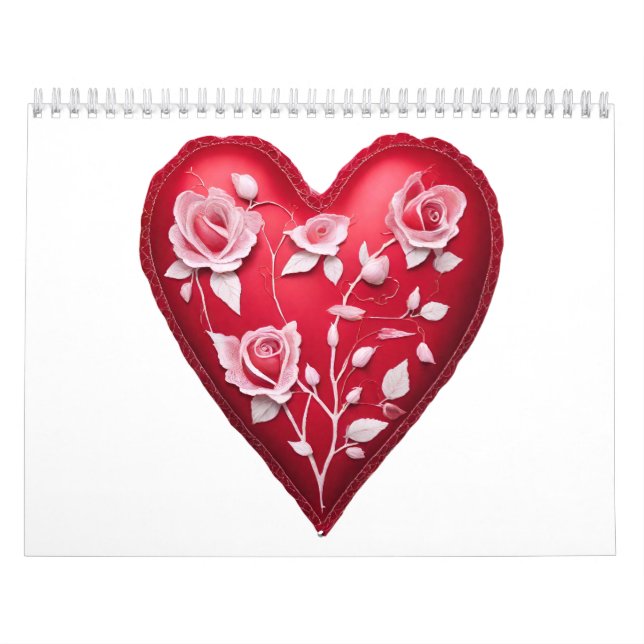 12-month "Calendar of Hearts" for 2026 Calendar (Cover)