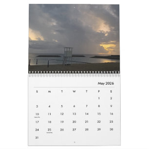 12 Month Calendar - The Views of Water