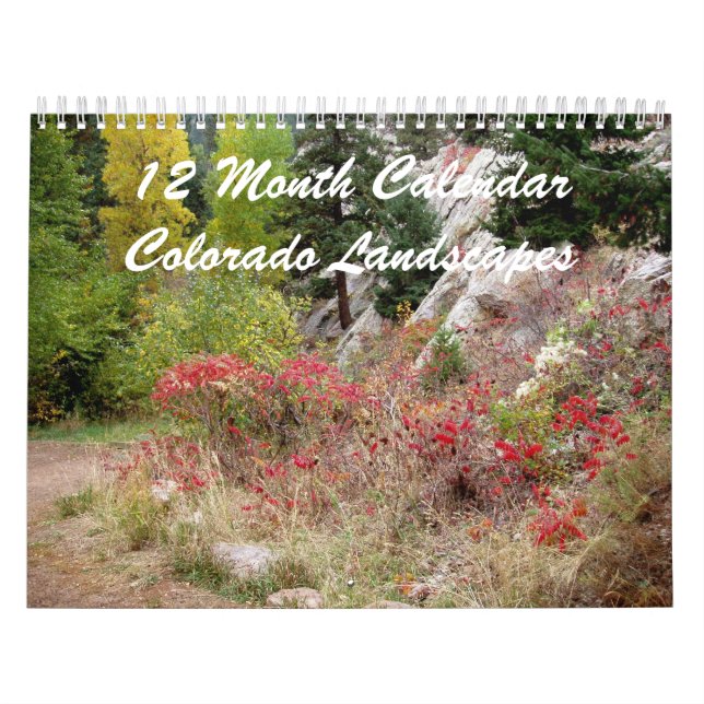 12 Month Colorado Landscape Works Calendar (Cover)