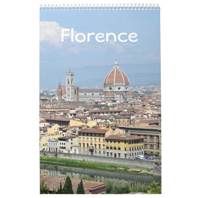 12 month Florence, Italy Photo Calendar (Cover)