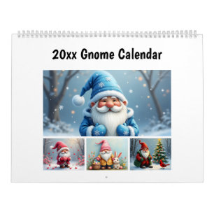 12 Month Gnome Calendar