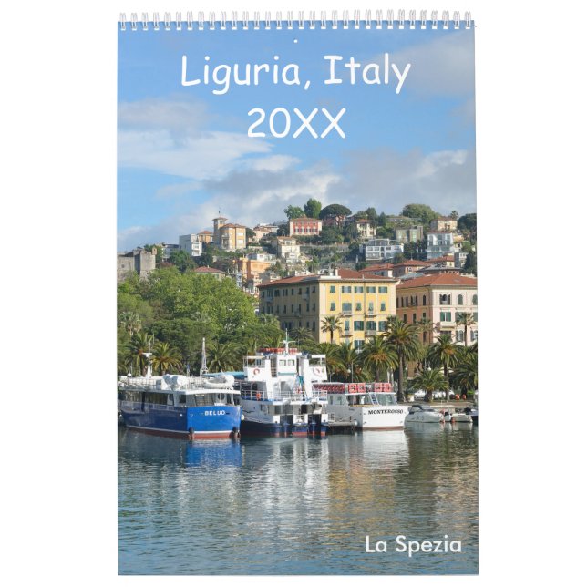 12 month Liguria, Italy Calendar (Cover)
