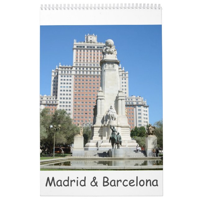 12 month Madrid & Barcelona Calendar (Cover)