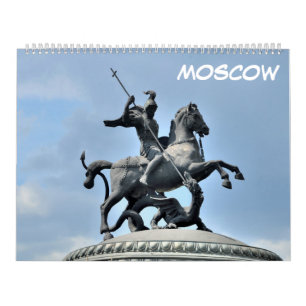 12 month Moscow, Russia Calendar