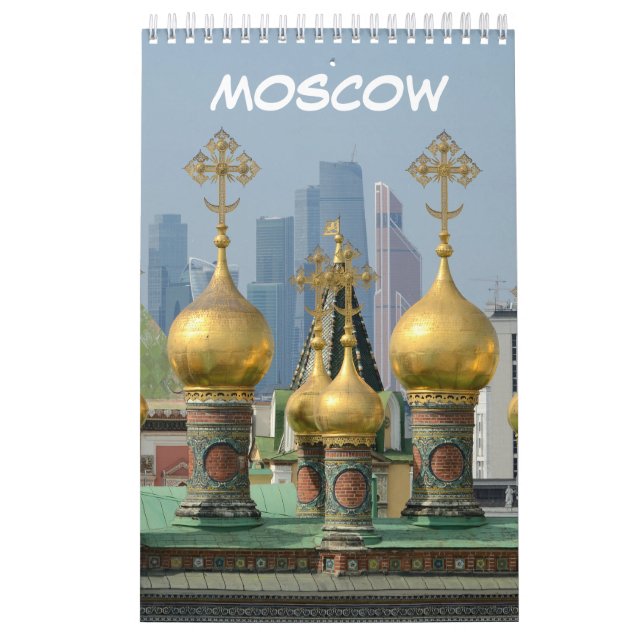 12 month Moscow, Russia Calendar (Cover)
