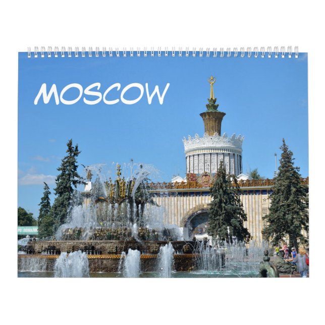 12 month Moscow VDNKh Calendar (Cover)