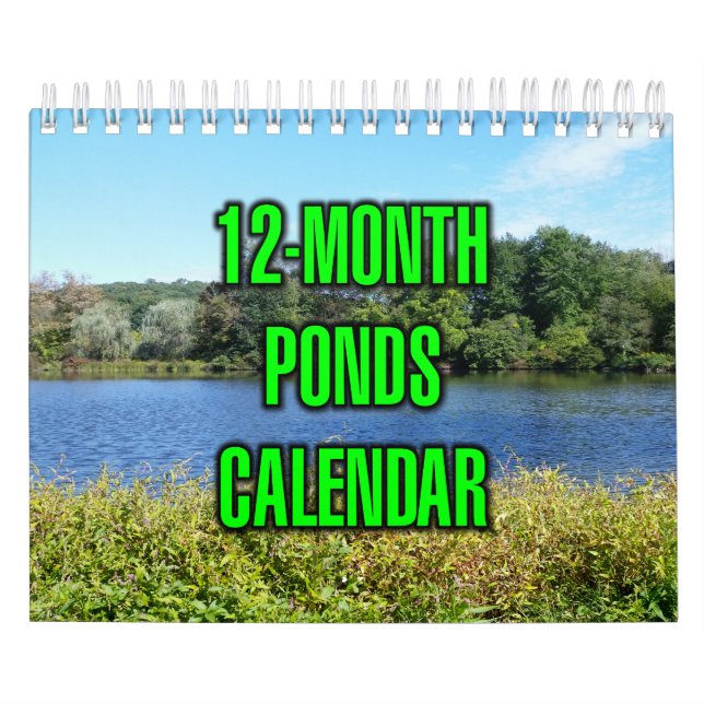 12-Month Ponds Calendar (Cover)