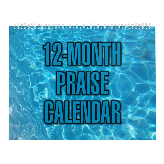12-Month Praise Calendar (Cover)