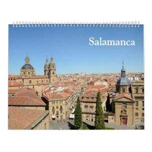 12 month Salamanca, Spain photo calendar