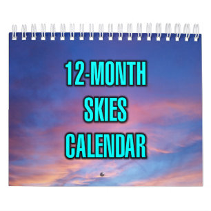 12-Month Skies Calendar