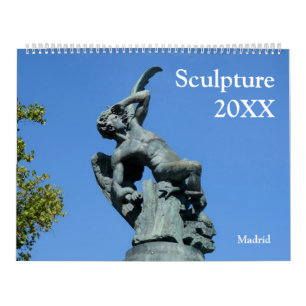 12 month Statues & Sculptures Calendar
