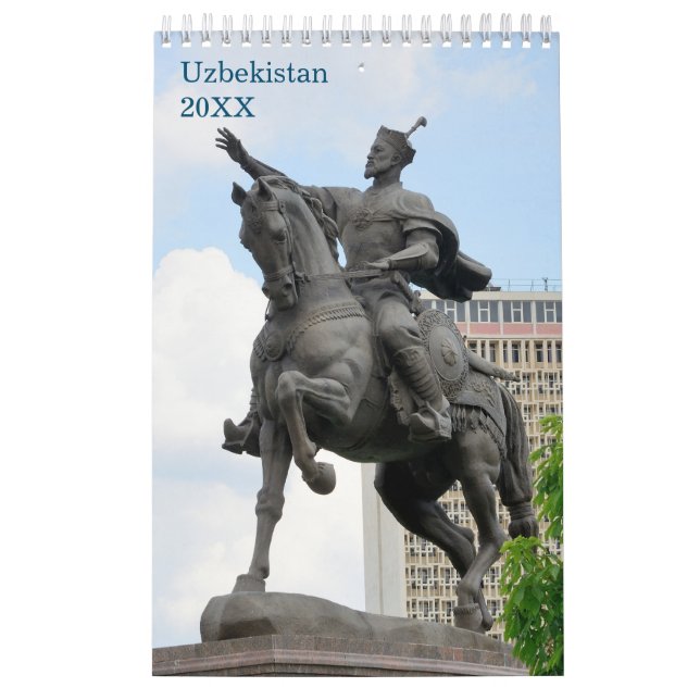 12 month Travel Uzbekistan Calendar (Cover)
