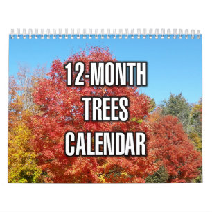 12-Month Trees Calendar