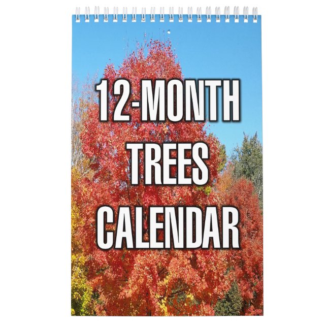 12-Month Trees Calendar (Cover)