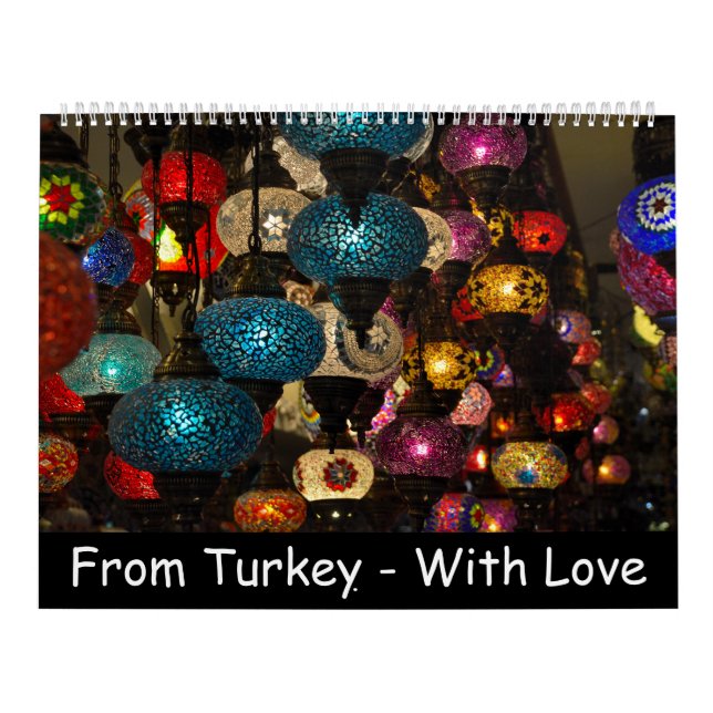 12 month Turkish Souvenirs Calendar (Cover)
