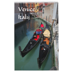 12 month Venice Photo Calendar