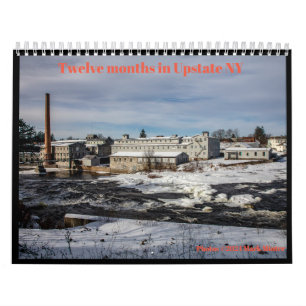 12 months in Central NY Calendar 