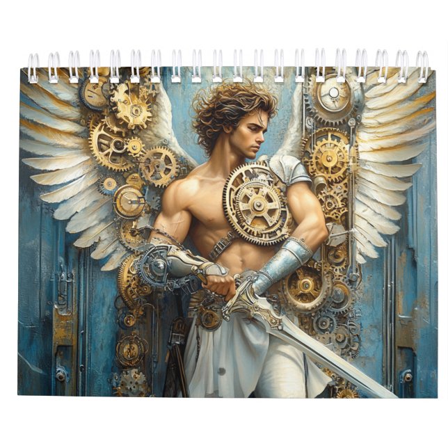 12 Months of Guardian Angels Calendar (Back)