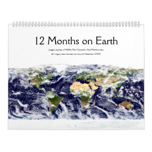 12 Months on Earth Calendar