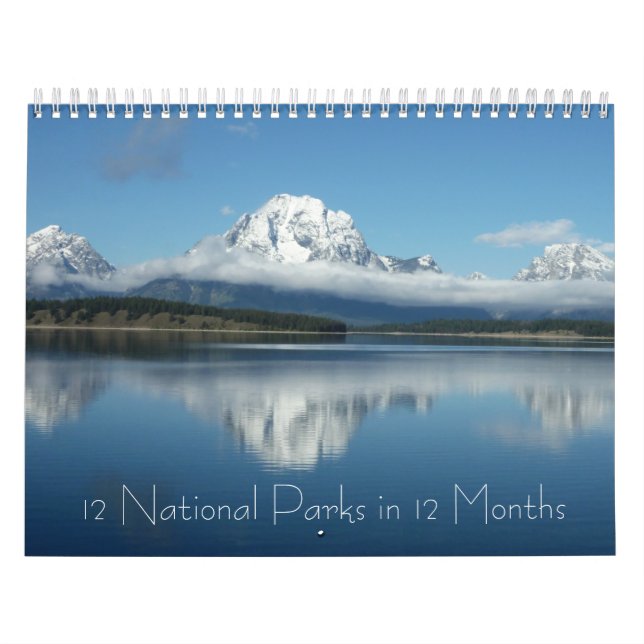 12 National Parks in 12 Months, 7th Edition Calendar (Cover)