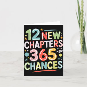 12 New Chapters 365 Chances Insrational Quote For  Card
