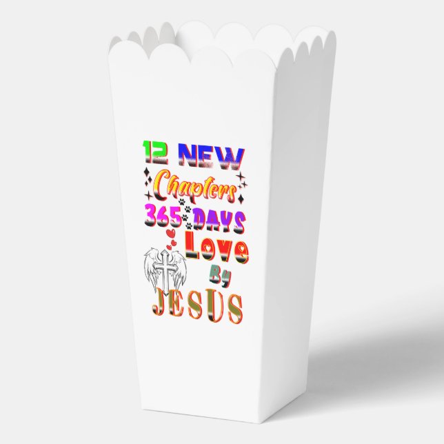 12 New Chapters 365 Days Love By Jesus Favor Box (Back)