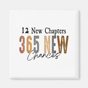 12 New Chapters 365 New Chances Family Magnet