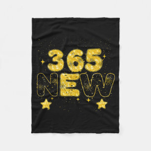 12 New Chapters 365 New Chances Happy New Year 202 Fleece Blanket
