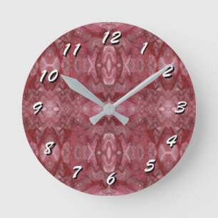 12 Number Choices to Choose-Fractal Art-Clock Round Clock