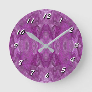 12 Number Choices to Choose-Fractal Art-Clock Round Clock