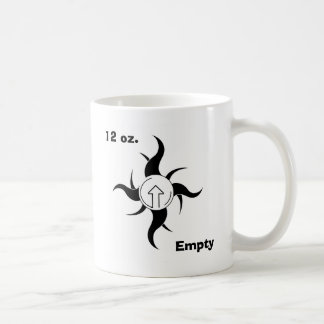 12 onces., tasse vide