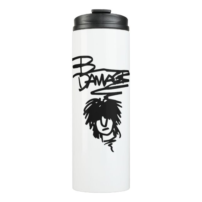 12 oz. Official Brian "Damage" Thermal Tumbler  (Front)